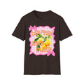 Easy Peasy Lemon Squeezy T-Shirt | Lemon Graphic, Pink Bow Frame