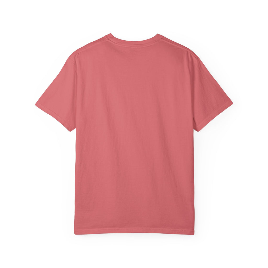 Peach & Bow Graphic T-Shirt — Watercolor Fruit Design