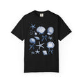 Seashell Pattern T-Shirt — Nautical Beach Shell Graphic Tee