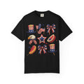 Patriotic Icons T-Shirt — 4th of July American Flag & Eagle Graphic
