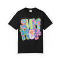 70s Retro 'Summer' Psychedelic Text T-Shirt | Flower Power, Bright Colors