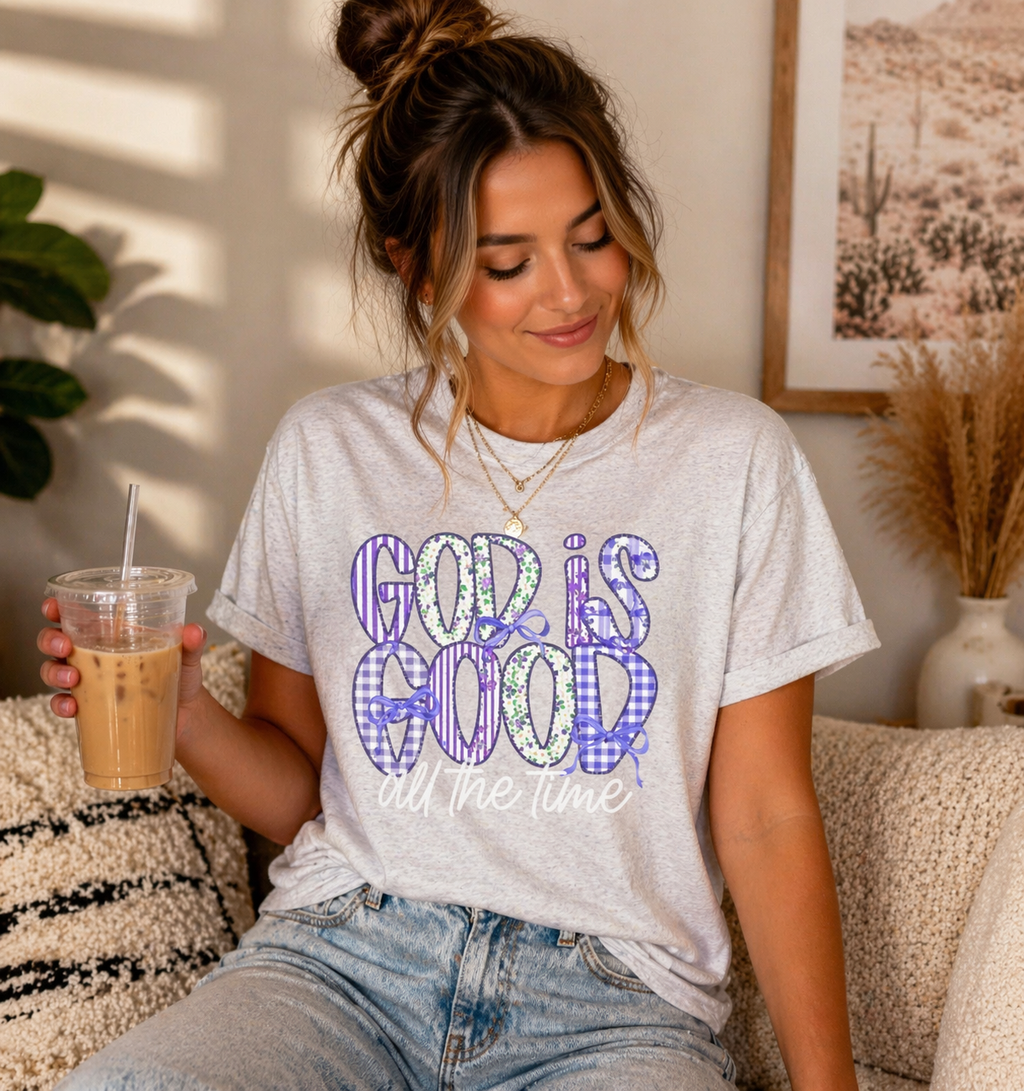 Copy of God Is Good T-Shirt | Faith Typography Tee