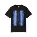 Nautical Seashell Stripe T-Shirt — Blue Bow & Shell Graphic