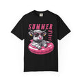 T-Shirt — "Summer Vibes" Cow Float Graphic Tee