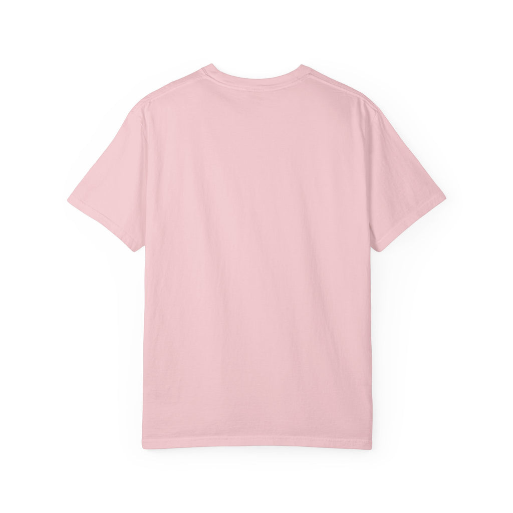 Peach & Bow Graphic T-Shirt — Watercolor Fruit Design