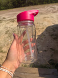 10oz kid PINK SNOW GLOBE TUMBLER